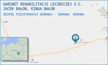 ZESPÓŁ FIZJOTERAPII DOMOWEJ - BOROWA - GABINET REHABILITACJI LECZNICZEJ S.C. JACEK BAŁON, KINGA BAŁON - BOROWA 333A,  BOROWA