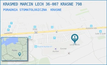 PORADNIA STOMATOLOGICZNA - KRASMED MARCIN LECH 36-007 KRASNE 798 - KRASNE 798,  KRASNE