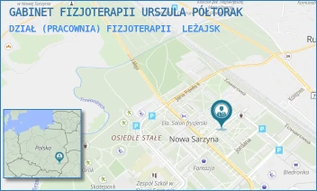 DZIAŁ (PRACOWNIA) FIZJOTERAPII - GABINET FIZJOTERAPII URSZULA PÓŁTORAK - UL. ADAMA MICKIEWICZA 39A,  LEŻAJSK