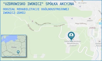 ODDZIAŁ REHABILITACJI OGÓLNOUSTROJOWEJ - "UZDROWISKO IWONICZ" SPÓŁKA AKCYJNA - AL. PARTYZANTÓW 2,  IWONICZ-ZDRÓJ