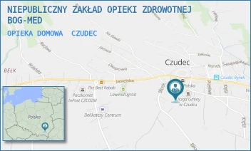 OPIEKA DOMOWA - NIEPUBLICZNY ZAKŁAD OPIEKI ZDROWOTNEJ BOG-MED - UL. STAROWIEJSKA 4A,  CZUDEC