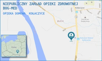 OPIEKA DOMOWA - NIEPUBLICZNY ZAKŁAD OPIEKI ZDROWOTNEJ BOG-MED - UL. BURMISTRZA WIEJOWSKIEGO 22A,  KOŁACZYCE