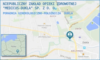 PORADNIA GINEKOLOGICZNO-POŁOŻNICZA - NIEPUBLICZNY ZAKŁAD OPIEKI ZDROWOTNEJ "MEDICUS-DUKLA" SP. Z O. O. - UL. TRAKT WĘGIERSKI 16,  DUKLA