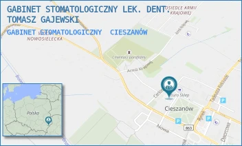 GABINET STOMATOLOGICZNY - GABINET STOMATOLOGICZNY LEK. DENT. TOMASZ GAJEWSKI - UL. RYNEK 27,  CIESZANÓW