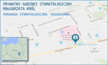 PORADNIA STOMATOLOGICZNA - PRYWATNY GABINET STOMATOLOGICZNY MAŁGORZATA KRÓL - UL. OBROŃCÓW POKOJU 74A,  KOLBUSZOWA