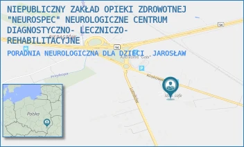 PORADNIA NEUROLOGICZNA DLA DZIECI - NIEPUBLICZNY ZAKŁAD OPIEKI ZDROWOTNEJ "NEUROSPEC" NEUROLOGICZNE CENTRUM DIAGNOSTYCZNO- LECZNICZO- REHABILITACYJNE - UL. KRAKOWSKA 39A,  JAROSŁAW