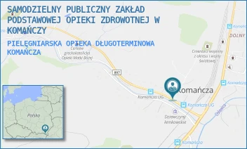 PIELĘGNIARSKA OPIEKA DŁUGOTERMINOWA - SAMODZIELNY PUBLICZNY ZAKŁAD PODSTAWOWEJ OPIEKI ZDROWOTNEJ W KOMAŃCZY - KOMAŃCZA 161,  KOMAŃCZA