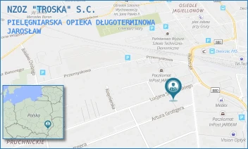 PIELĘGNIARSKA OPIEKA DŁUGOTERMINOWA - NZOZ "TROSKA" S.C. - UL. LUCJANA SIEMIEŃSKIEGO 7,  JAROSŁAW