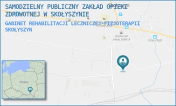 GABINET REHABILITACJI LECZNICZEJ-FIZJOTERAPII - SAMODZIELNY PUBLICZNY ZAKŁAD OPIEKI ZDROWOTNEJ W SKOŁYSZYNIE - UL. SKOŁYSZYN 232,  SKOŁYSZYN