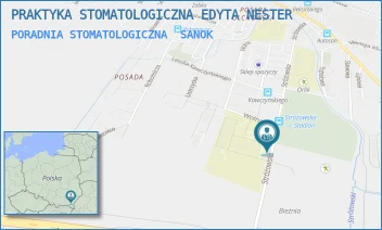 PORADNIA STOMATOLOGICZNA - PRAKTYKA STOMATOLOGICZNA EDYTA NESTER - STRÓŻOWSKA  15,  SANOK