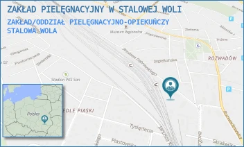 ZAKŁAD/ODDZIAŁ PIELĘGNACYJNO-OPIEKUŃCZY - ZAKŁAD PIELĘGNACYJNY W STALOWEJ WOLI - UL. DĄBROWSKIEGO 5,  STALOWA WOLA
