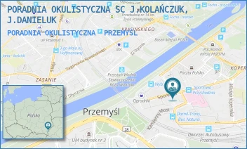 PORADNIA OKULISTYCZNA - PORADNIA OKULISTYCZNA SC J.KOLAŃCZUK, J.DANIELUK - UL. SPORTOWA 4,  PRZEMYŚL
