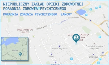 PORADNIA ZDROWIA PSYCHICZNEGO - NIEPUBLICZNY ZAKLAD OPIEKI ZDROWOTNEJ PORADNIA ZDROWIA PSYCHICZNEGO - MATEJKI 17,  ŁAŃCUT