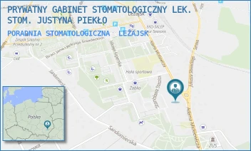 PORADNIA STOMATOLOGICZNA - PRYWATNY GABINET STOMATOLOGICZNY LEK. STOM. JUSTYNA PIEKŁO - UL. ADAMA MICKIEWICZA 41,  LEŻAJSK