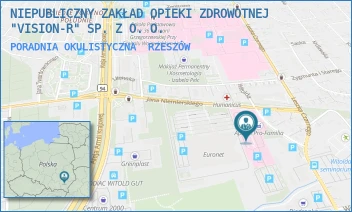PORADNIA OKULISTYCZNA - NIEPUBLICZNY ZAKŁAD OPIEKI ZDROWOTNEJ "VISION-R" SP. Z O. O. - UL. WITOLDA 6B,  RZESZÓW