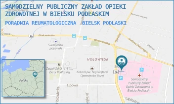 PORADNIA REUMATOLOGICZNA - SAMODZIELNY PUBLICZNY ZAKŁAD OPIEKI ZDROWOTNEJ W BIELSKU PODLASKIM - KLESZCZELOWSKA 1,  BIELSK PODLASKI