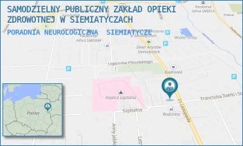 PORADNIA NEUROLOGICZNA - SAMODZIELNY PUBLICZNY ZAKŁAD OPIEKI ZDROWOTNEJ W SIEMIATYCZACH - 11 LISTOPADA 26,  SIEMIATYCZE