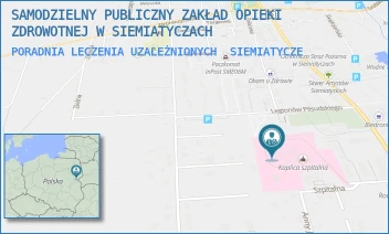 PORADNIA LECZENIA UZALEŻNIONYCH - SAMODZIELNY PUBLICZNY ZAKŁAD OPIEKI ZDROWOTNEJ W SIEMIATYCZACH - SZPITALNA 8,  SIEMIATYCZE