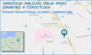 OŚRODEK REHABILITACJI DZIENNEJ - SAMODZIELNY PUBLICZNY ZAKŁAD OPIEKI ZDROWOTNEJ W SIEMIATYCZACH - 11 LISTOPADA 26,  SIEMIATYCZE