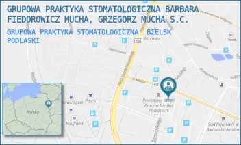 GRUPOWA PRAKTYKA STOMATOLOGICZNA - GRUPOWA PRAKTYKA STOMATOLOGICZNA BARBARA FIEDOROWICZ MUCHA, GRZEGORZ MUCHA S.C. - 3 MAJA 15,  BIELSK PODLASKI