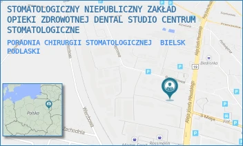 PORADNIA CHIRURGII STOMATOLOGICZNEJ - STOMATOLOGICZNY NIEPUBLICZNY ZAKŁAD OPIEKI ZDROWOTNEJ DENTAL STUDIO CENTRUM STOMATOLOGICZNE - PIŁSUDSKIEGO 35A/-,  BIELSK PODLASKI