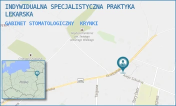 GABINET STOMATOLOGICZNY - INDYWIDUALNA SPECJALISTYCZNA PRAKTYKA LEKARSKA - GRODZIEŃSKA 40,  KRYNKI