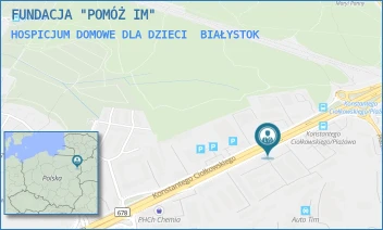 HOSPICJUM DOMOWE DLA DZIECI - FUNDACJA "POMÓŻ IM" - KONSTANTEGO CIOŁKOWSKIEGO 88J,  BIAŁYSTOK