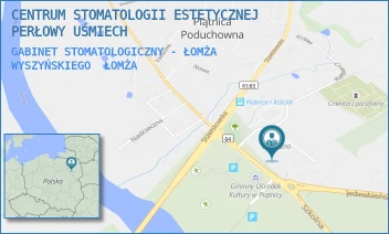 GABINET STOMATOLOGICZNY - ŁOMŻA WYSZYŃSKIEGO - CENTRUM STOMATOLOGII ESTETYCZNEJ PERŁOWY UŚMIECH - KS. KARD. WYSZYŃSKIEGO 10,  ŁOMŻA