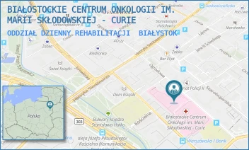 ODDZIAŁ DZIENNY REHABILITACJI - BIAŁOSTOCKIE CENTRUM ONKOLOGII IM. MARII SKŁODOWSKIEJ - CURIE - OGRODOWA 12,  BIAŁYSTOK