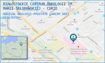 ODDZIAŁ UROLOGII-PROSTATE CANCER UNIT - BIAŁOSTOCKIE CENTRUM ONKOLOGII IM. MARII SKŁODOWSKIEJ - CURIE - OGRODOWA 12,  BIAŁYSTOK
