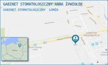 GABINET STOMATOLOGICZNY - GABINET STOMATOLOGICZNY ANNA ŻYWIOŁEK - WOJSKA POLSKIEGO 161,  ŁOMŻA