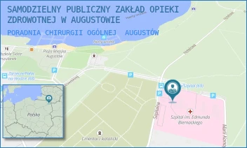 PORADNIA CHIRURGII OGÓLNEJ - SAMODZIELNY PUBLICZNY ZAKŁAD OPIEKI ZDROWOTNEJ W AUGUSTOWIE - SZPITALNA 12,  AUGUSTÓW