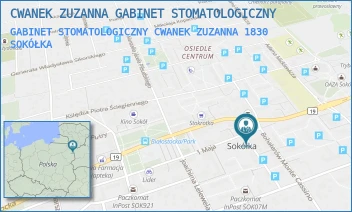 GABINET STOMATOLOGICZNY CWANEK ZUZANNA 1830 - CWANEK ZUZANNA GABINET STOMATOLOGICZNY - 1 MAJA 3,  SOKÓŁKA