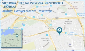 GABINET LARYNGOLOGICZNY - WOJSKOWA SPECJALISTYCZNA PRZYCHODNIA LEKARSKA - LIPOWA 47,  BIAŁYSTOK