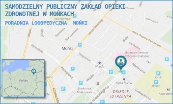 PORADNIA LOGOPEDYCZNA - SAMODZIELNY PUBLICZNY ZAKŁAD OPIEKI ZDROWOTNEJ W MOŃKACH - NIEPODLEGŁOŚCI 9,  MOŃKI