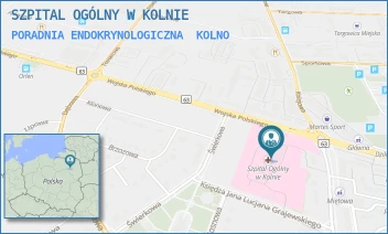 PORADNIA ENDOKRYNOLOGICZNA - SZPITAL OGÓLNY W KOLNIE - WOJSKA POLSKIEGO 69,  KOLNO