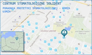 PORADNIA PROTETYKI STOMATOLOGICZNEJ - ŁOMŻA - CENTRUM STOMATOLOGICZNE SOLIDENT - WŁADYSŁAWA STANISŁAWA REYMONTA 11A/1,  ŁOMŻA