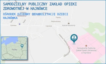OŚRODEK DZIENNY REHABILITACJI DZIECI - SAMODZIELNY PUBLICZNY ZAKŁAD OPIEKI ZDROWOTNEJ W HAJNÓWCE - DOC. ADAMA DOWGIRDA 9,  HAJNÓWKA