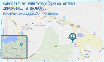 PORADNIA OKULISTYCZNA - SAMODZIELNY PUBLICZNY ZAKŁAD OPIEKI ZDROWOTNEJ W HAJNÓWCE - PIŁSUDSKIEGO 10,  HAJNÓWKA