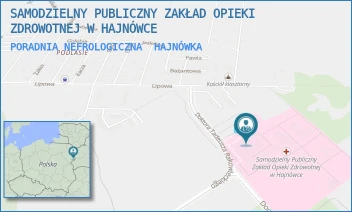 PORADNIA NEFROLOGICZNA - SAMODZIELNY PUBLICZNY ZAKŁAD OPIEKI ZDROWOTNEJ W HAJNÓWCE - DOC. ADAMA DOWGIRDA 9,  HAJNÓWKA