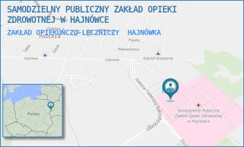 ZAKŁAD OPIEKUŃCZO-LECZNICZY - SAMODZIELNY PUBLICZNY ZAKŁAD OPIEKI ZDROWOTNEJ W HAJNÓWCE - DOC. ADAMA DOWGIRDA 9,  HAJNÓWKA