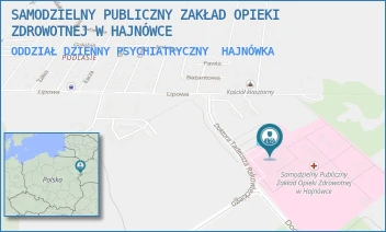 ODDZIAŁ DZIENNY PSYCHIATRYCZNY - SAMODZIELNY PUBLICZNY ZAKŁAD OPIEKI ZDROWOTNEJ W HAJNÓWCE - DOC. ADAMA DOWGIRDA 9,  HAJNÓWKA