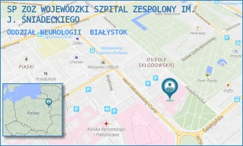 ODDZIAŁ NEUROLOGII - SP ZOZ WOJEWÓDZKI SZPITAL ZESPOLONY IM. J. ŚNIADECKIEGO - M. SKŁODOWSKIEJ-CURIE 25,  BIAŁYSTOK