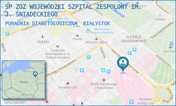PORADNIA DIABETOLOGICZNA - SP ZOZ WOJEWÓDZKI SZPITAL ZESPOLONY IM. J. ŚNIADECKIEGO - SKŁODOWSKIEJ-CURIE 26,  BIAŁYSTOK