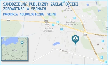 PORADNIA NEUROLOGICZNA - SAMODZIELNY PUBLICZNY ZAKŁAD OPIEKI ZDROWOTNEJ W SEJNACH - WOJSKA  POLSKIEGO 60D,  SEJNY