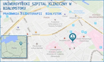 PRACOWNIA FIZJOTERAPII - UNIWERSYTECKI SZPITAL KLINICZNY W BIAŁYMSTOKU - M.C.SKŁODOWSKIEJ 24A,  BIAŁYSTOK