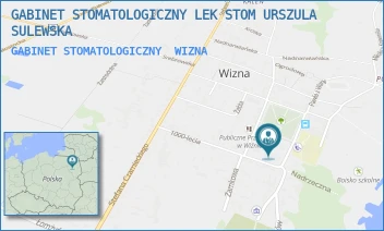 GABINET STOMATOLOGICZNY - GABINET STOMATOLOGICZNY LEK STOM URSZULA SULEWSKA - PLAC RAGINISA 31,  WIZNA