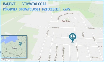 PORADNIA STOMATOLOGII DZIECIĘCEJ - MADENT - STOMATOLOGIA - PIASKOWA 27,  ŁAPY