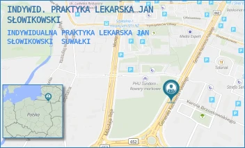 INDYWIDUALNA PRAKTYKA LEKARSKA JAN SŁOWIKOWSKI - INDYWID. PRAKTYKA LEKARSKA JAN SŁOWIKOWSKI - PUŁASKIEGO 26A/B,  SUWAŁKI