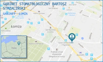 GABINET - GABINET STOMATOLOGICZNY BARTOSZ STRZALIŃSKI - SZOSA ZAMBROWSKA 1/27,  ŁOMŻA